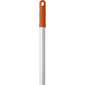 img 2 attached to 🧹 Vikan 29597 59-inch Aluminum Handle with Threaded Tip, 63/64-inch Diameter, Orange