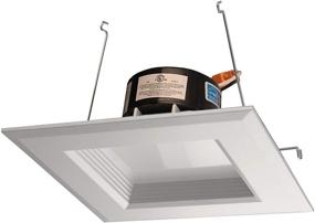 img 3 attached to NICOR Lighting Recessed Downlight DQR5 10 120 3K WH BF