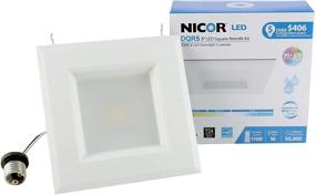 img 4 attached to NICOR Lighting Recessed Downlight DQR5 10 120 3K WH BF