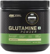 optimum nutrition l glutamine muscle recovery sports nutrition logo