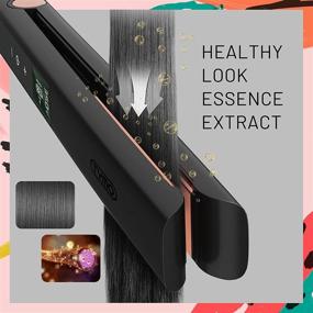 img 1 attached to 🔥 TYMO Titanium Hair Straightener – 1" Flat Iron with Advanced Titanium 3D Floating Plate, Adjustable 16 Heat Settings (170°F~450°F) for Smoother Hair, Straightening, and Curling