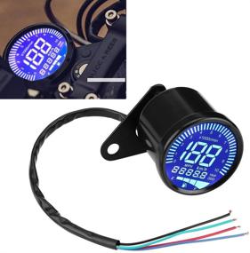 img 1 attached to 🏍️ Keenso 12V DC Универсальный мотоциклетный спидометр с подсветкой LED и водонепроницаемым дизайном