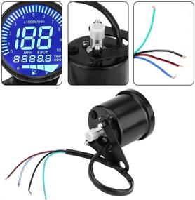 img 3 attached to 🏍️ Keenso 12V DC Универсальный мотоциклетный спидометр с подсветкой LED и водонепроницаемым дизайном