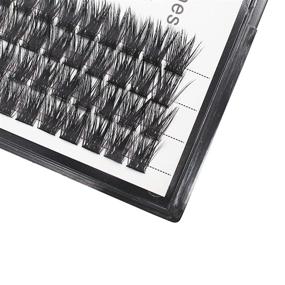 img 3 attached to Bodermincer 84 Clusters Large Pack D Curl Volume Lashes 💫 Set: The Ultimate DIY Eyelash Extension Kit for Women at Home (18MM)