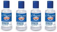 🧴 purilens mini preservative free saline 2-fl. oz (60-ml): airline approved travel size with unisol 4 replacement - pack of 4 logo