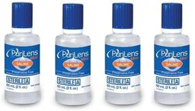 img 2 attached to 🧴 PuriLens Mini Preservative Free Saline 2-Fl. Oz (60-ml): Airline Approved Travel Size with Unisol 4 Replacement - Pack of 4