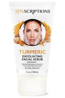 exfoliating scrub turmeric hyaluronic sugar skin care logo