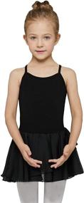 img 4 attached to 👗 MdnMd Toddler Girls' Clothing - Flutter Sleeve Leotard