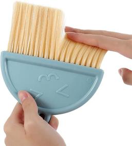 img 1 attached to Multipurpose Small Broom and Dustpan Set - Table, Desk, Car, Animal Waste, Sand Brush, Whisk Broom - 3 Pack