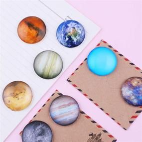 img 2 attached to 🔮 HAUTOCO 20pcs Glass Dome Cabochons 1.57 Inch/40mm Round Tiles for Jewelry Making, Transparent Non-calibrated Large Glass Cabochon for Photo Cameo Craft