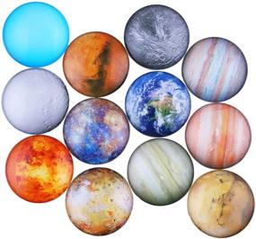 img 1 attached to 🔮 HAUTOCO 20pcs Glass Dome Cabochons 1.57 Inch/40mm Round Tiles for Jewelry Making, Transparent Non-calibrated Large Glass Cabochon for Photo Cameo Craft