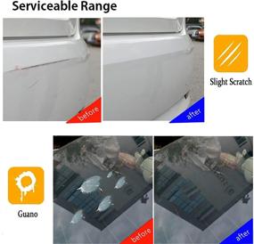 img 1 attached to 🚗 YuanMoon Многоразовая салфетка для удаления царапин на автомобиле: набор для ремонта царапин на кузове и поверхностях