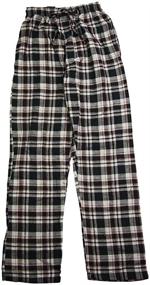 img 2 attached to 👕 Hanes Flannel Plaid Lounge 41519: Stylish Large Men's Clothing for Ultimate Comfort