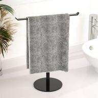 multi-functional t-shape towel rack: organize hand towels, headbands, and kitchen towels with ease logo