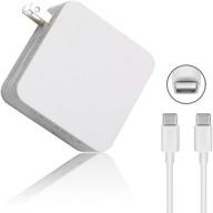 65w/61w usb c power adapter charger for macbook/pro, lenovo, asus, acer, dell, 🔌 xiaomi air, huawei matebook, hp spectre, thinkpad, and other laptops or smartphones with usb c logo