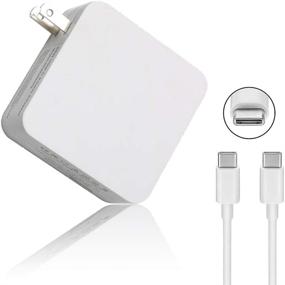 img 4 attached to 65W/61W USB C Power Adapter Charger for MacBook/Pro, Lenovo, ASUS, Acer, Dell, 🔌 Xiaomi Air, Huawei Matebook, HP Spectre, Thinkpad, and Other Laptops or Smartphones with USB C