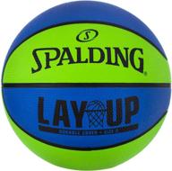 spalding lay-up mini 22-inch outdoor basketball logo