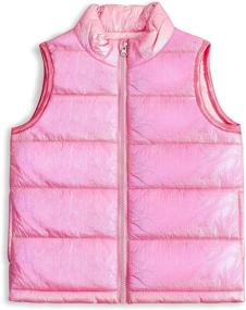 img 3 attached to 🧥 Versatile Kids Lightweight Puffer Vest: Hooded Sleeveless Jacket for Boys and Girls, Packable Outerwear Gilet