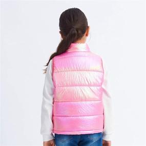 img 1 attached to 🧥 Versatile Kids Lightweight Puffer Vest: Hooded Sleeveless Jacket for Boys and Girls, Packable Outerwear Gilet