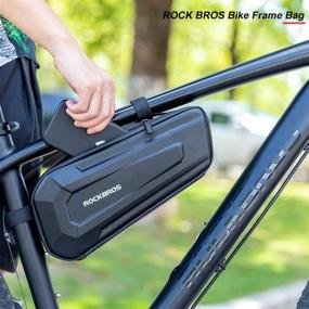 img 3 attached to 🚲 ROCKBROS Bike Frame Bag: Ultimate Triangle Storage for Mountain and Road Bikes