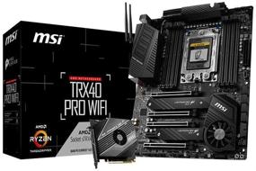 img 4 attached to 🖥️ Материнская плата MSI TRX40 PRO WiFi - AMD sTRX4, PCIe Gen4, M.2, USB3.2 Gen2x2, DDR4, два 10G LAN, Wi-Fi 6, ATX