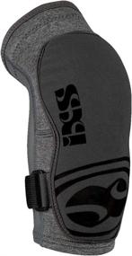 img 4 attached to 🦾 IXS Unisex Flow Evo+ Breathable Moisture Elbow Guard - Gray, L | Dirt Bike & Mountain Bike Protective Gear, Elbow Sleeve with Wicking Padded Protection