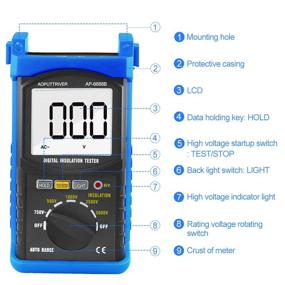 img 3 attached to Insulation Resistance AP 6688B Megohmmeter 1MΩ 200GΩ