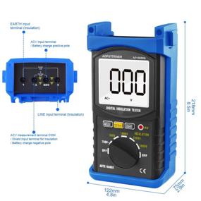 img 2 attached to Insulation Resistance AP 6688B Megohmmeter 1MΩ 200GΩ