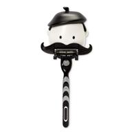 🪒 peleg design mr. razor: innovative suction razor holder for showers, bathrooms, and mirrors - ideal gift for dad logo