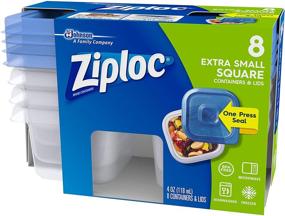 img 3 attached to Ziploc Press Extra Square Container Household Supplies