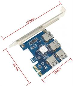 img 3 attached to 💰 Улучшите производительность майнинга с новой платой адаптера S-Union 4 в 1 для добычи Ethereum на PCI-E.