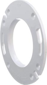 img 1 attached to 🚽 Oatey 43519 1/4" PVC Toilet Flange Spacer - White, 0.25-Inch