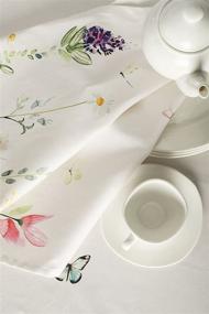 img 1 attached to 🌿 Discover the Charm of Maison Hermine Botanical Cotton Napkins