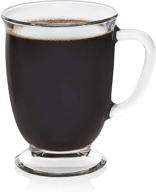 ☕ libbey kona coffee glass mugs логотип