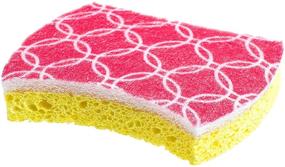 img 2 attached to 16-Pack Non-Scratch Printed Scrub-It Dish Sponges - Ergonomic Grip for Comfortable Handling - Enhance Cleaning Efficiency with Faster and Easier Results