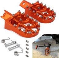 jfg-racing dirt pit bike foot pegs footpegs for crf50 crf70 crf110 xr50 xr70 xr110 pit bike chinese stomp demon x wpb orion m2r lucky mx thumpstar piranha coolsterand tao tao bosuer kayo - orange logo