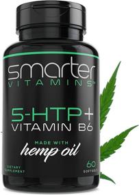 img 4 attached to 🌼 Ultra Serotonin Support: 200mg 5-HTP + Vitamin B6 & Hemp Oil - Natural Stress Relief, Mood Enhancement & Extended Sleep Aid