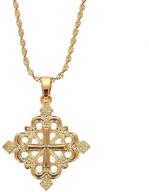 🎇 ethiopian big cross pendant necklaces for women and men - br gold jewelry ethiopian chain eritrea logo