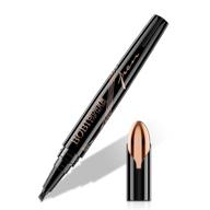 🖋 dark brown eyebrow pencil: waterproof microblading tattoo pen for naturally defined brows logo