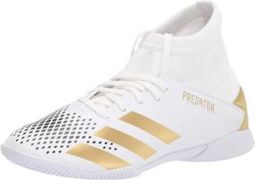 img 4 attached to 👟 Черные детские атлетические кроссовки Adidas Predator - детская обувь