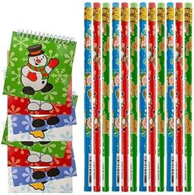 img 2 attached to FAVONIR Christmas Stuffers Pencils Assortment