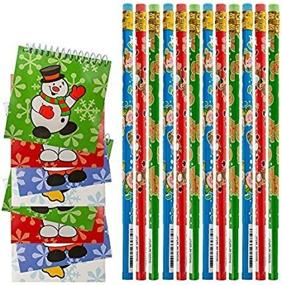 img 1 attached to FAVONIR Christmas Stuffers Pencils Assortment