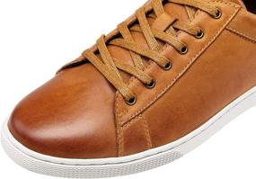 img 3 attached to JOUSEN Leather Business Fashion Sneaker