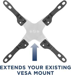 img 3 attached to 📺 Mount-It! VESA Adapter Kit for TV Wall Mount Bracket – Converts 75x75 and 100x100mm to 200x100 and 200x200mm – Compatible with 23-42 Inch TVs and Monitors – Hardware Included