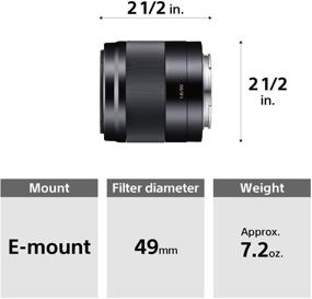img 2 attached to 💎 Обзор объектива для портретов Sony E 50 мм F1.8 OSS (SEL50F18/B): Черный драгоценный камень для захватывающих портретов.