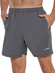 img 4 attached to DEMOZU Running Workout Athletic Pockets Sports & Fitness for Team Sports