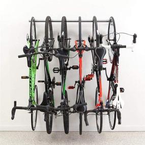 img 2 attached to 🚲 Quality Pro 6 Bike Storage Rack: Wall Mount for Garage - Holds Up to 300lbs