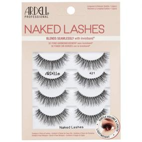 img 1 attached to 👁️ Ardell Naked Lashes #421: Get 4 Pairs of Strip Lashes in 1-Pack!