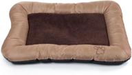 🐾 premium plush cozy pet bed by petmaker - tan, 43"x29" for ultimate comfort logo