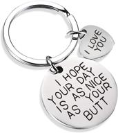 keychain boyfriend girlfriend husband funny logo